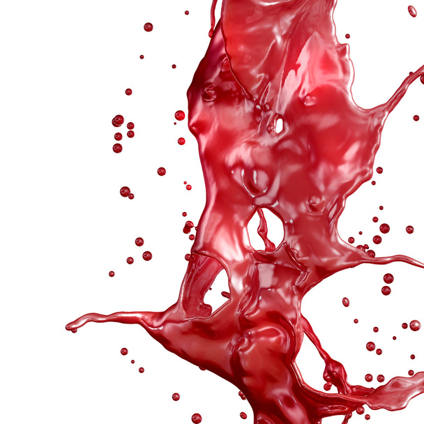 Salpicos de sangue
 - Foto, Imagem