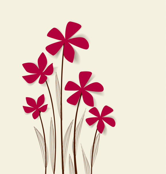 Flowers - Vector, afbeelding