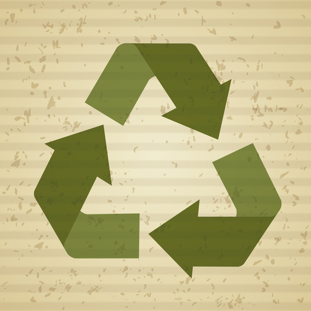 Recycling-Design. - Vektor, Bild
