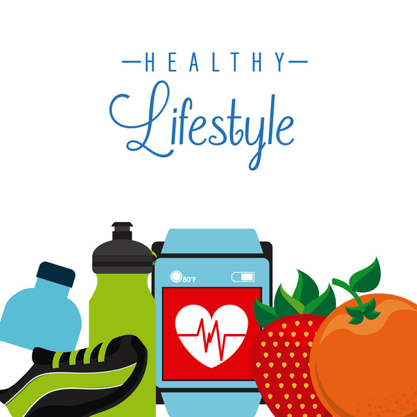 healthy lifestyle  - Vector, Image