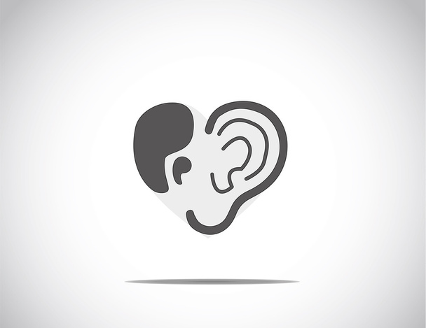 Abstract concept illustration of hearing aid illustration with e - Photo, Image