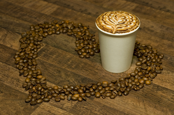 filiżankę kawy a kawa - Zdjęcie, obraz