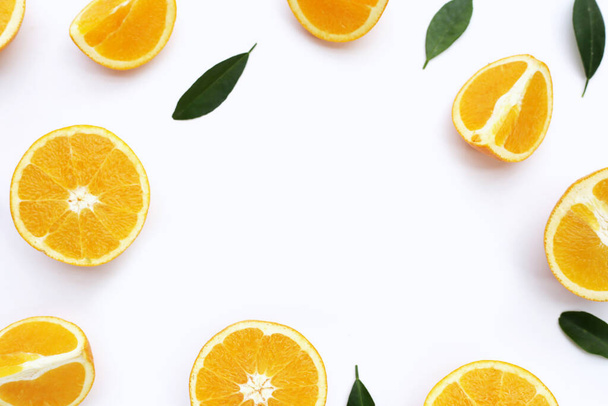 Fruta de naranja fresca, alta en vitamina C - Foto, Imagen