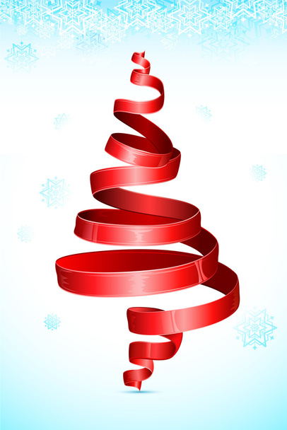 Ruban en forme d'arbre de Noël
 - Vecteur, image