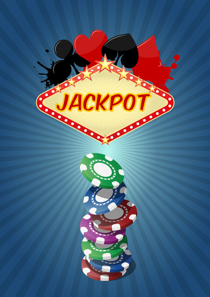 jackpot casino - Vector, Image