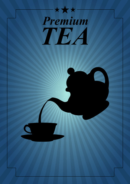 šálek čaje - Vektor, obrázek