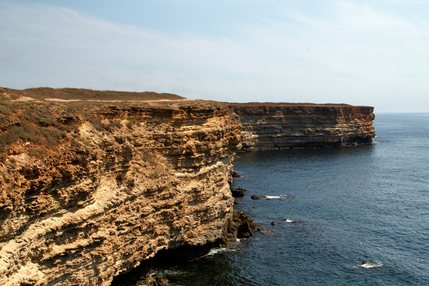 απόκρημνα βράχια, οι ακτές της Μαύρης Θάλασσας - Φωτογραφία, εικόνα