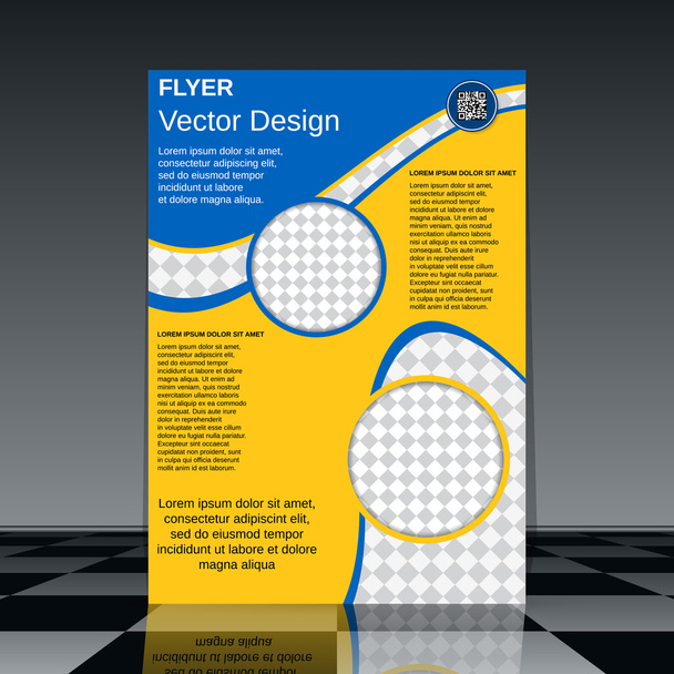 Plantilla de cubierta de folleto
 - Vector, imagen