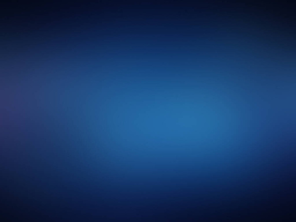Resumen Gradiente de lujo Fondo azul. Smooth Azul oscuro con vignette negra Studio Banner - Foto, Imagen