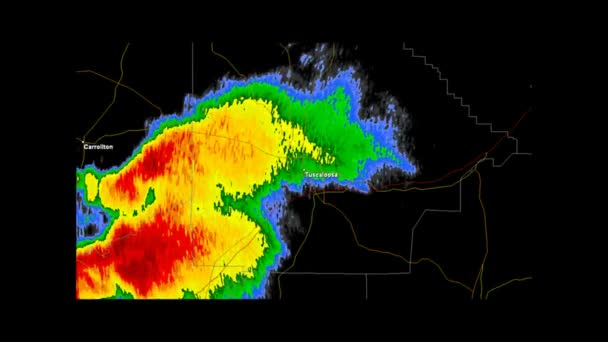 2011 роботу, Алабама торнадо метеорологічний радар - Кадри, відео