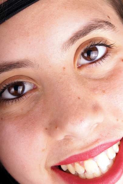 Girl face close up - Фото, зображення