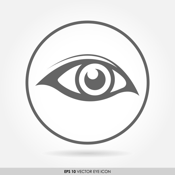 ícone do olho em círculo
 - Vetor, Imagem