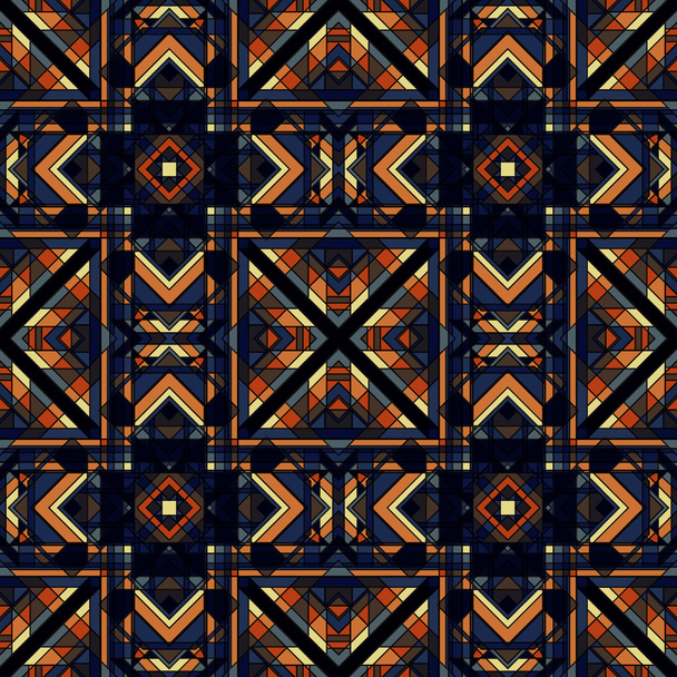 Vrij Funky kleurrijke naadloze geometrische patroon - Vector, afbeelding