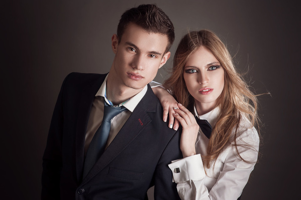 Fashion portrait of lovers - Foto, Imagem