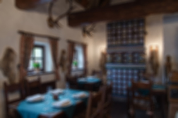 Restaurant blur background - 写真・画像