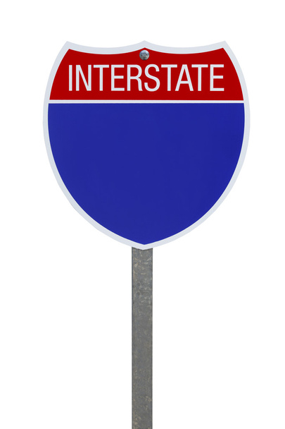 Interstate teken - Foto, afbeelding