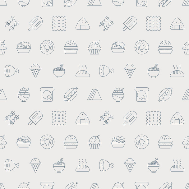 food line icon pattern set - Wektor, obraz