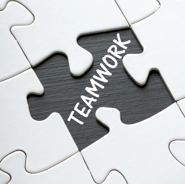 Teamwork Puzzle - Фото, изображение