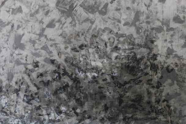 ロフトセメントの壁。 選択的な焦点の抽象的な背景のためのグラウンジが付いているロフト様式の灰色のコンクリートの壁かコンクリートの壁. - 写真・画像