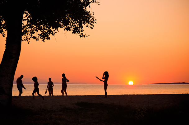 People at sunset - Photo, Image