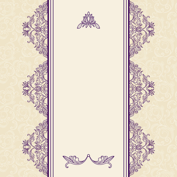 Elegant background with lace - Vecteur, image