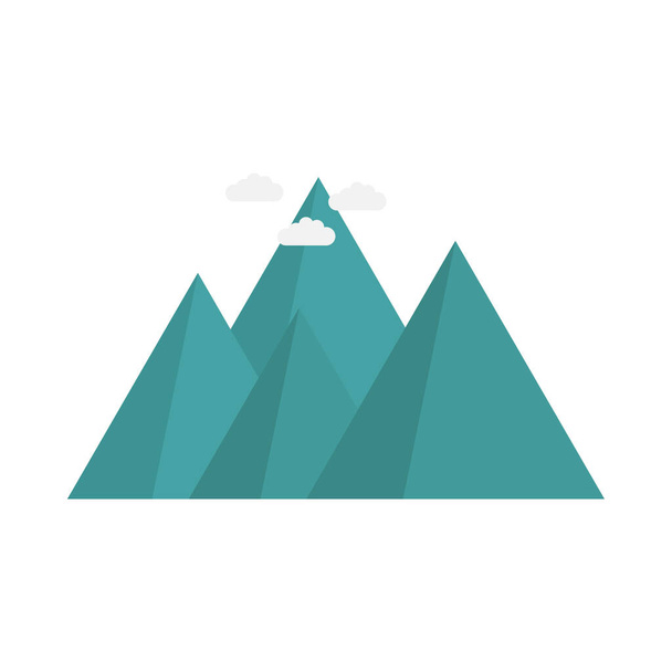 Berge Symbol auf weißem Hintergrund - Vektor, Bild