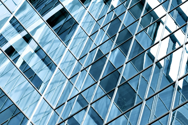 Contemporary design of glass skyscrapers, business background - Valokuva, kuva