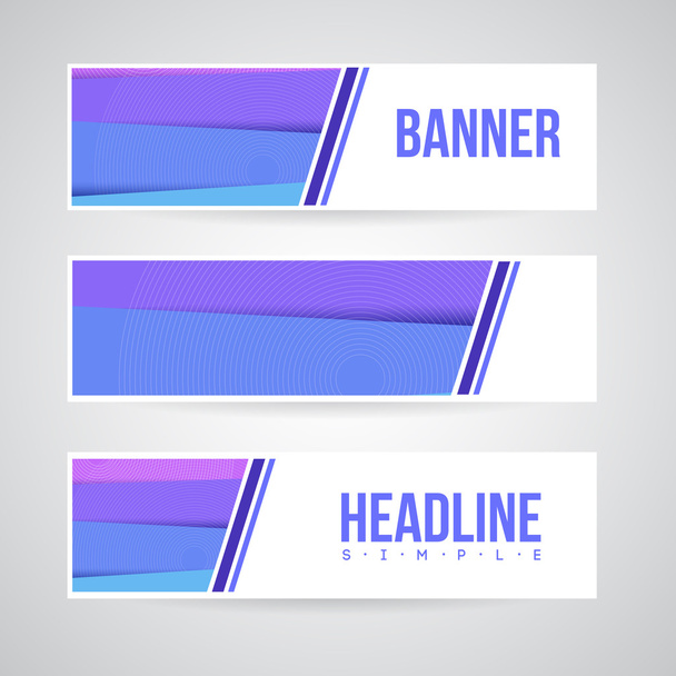 Šablona návrhu banner pro web nebo tištěná - Vektor, obrázek