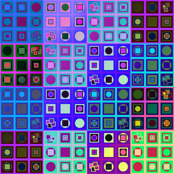 Abstracte kleurrijke variabele patroon in op-art stijl - Foto, afbeelding
