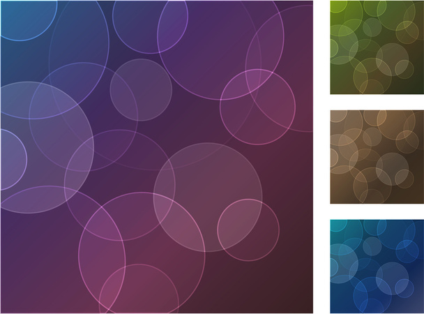 Set of four backgrounds - Vector, afbeelding