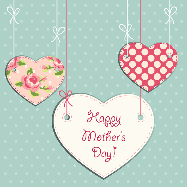 Mother's day card - Vektor, kép