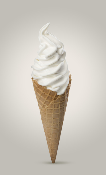 Délicieuse crème glacée crémeuse
 - Photo, image