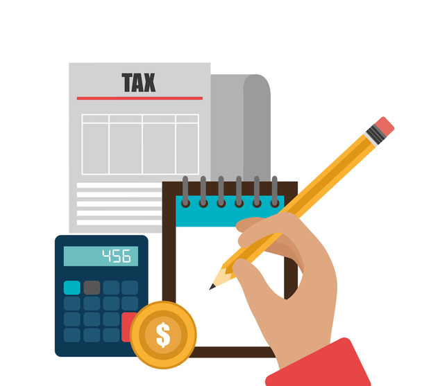 Taxes design. - Vector, Image