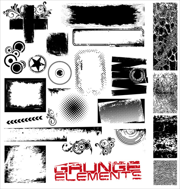 Grunge Elements - Вектор, зображення