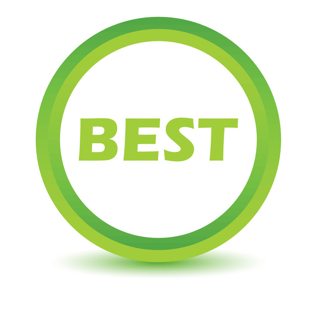 Green best icon - Vector, Image
