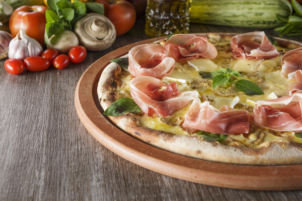 Parma ham pizza - Photo, Image