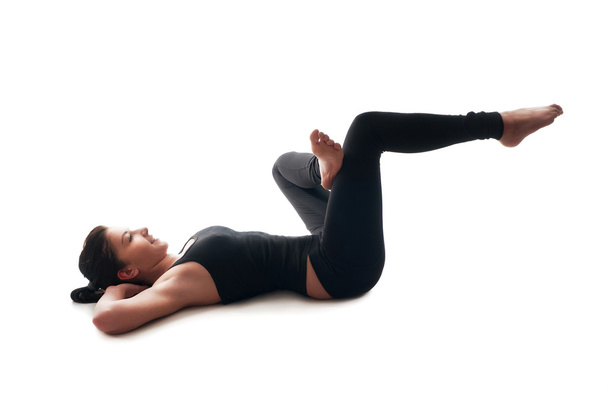 Exercises for stomach muscle - Valokuva, kuva
