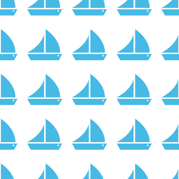 Unique Ship seamless pattern - Вектор, зображення