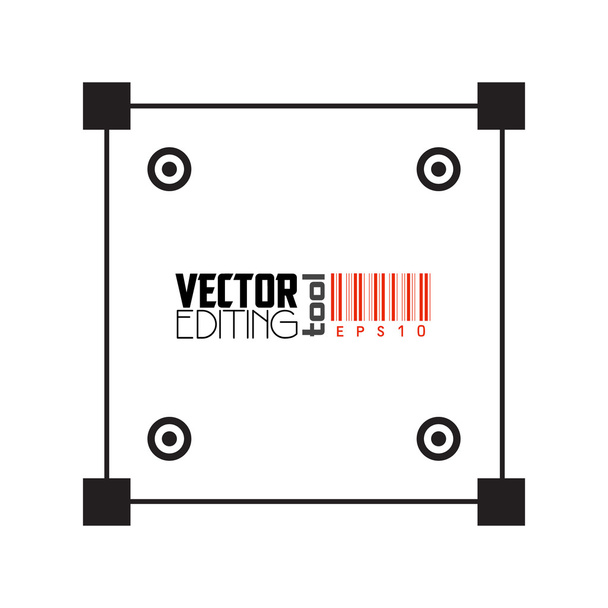 Квадратный баннер векторных инструментов редактирования
 - Вектор,изображение