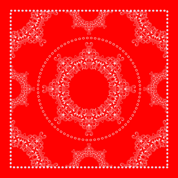 Яркая красная бандана
 - Вектор,изображение