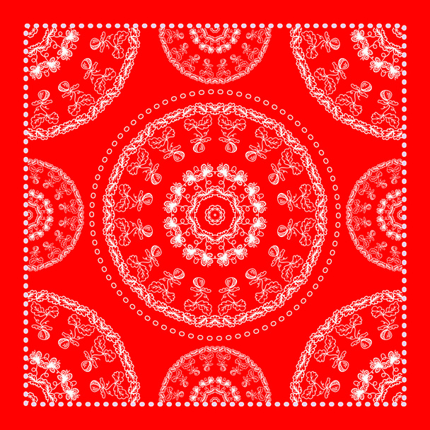 Bandana rouge vif
 - Vecteur, image