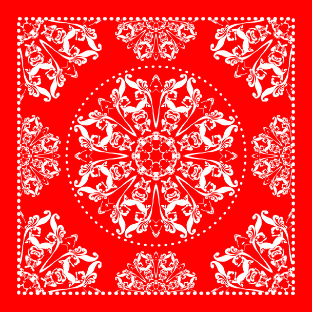 Bandana roja brillante
 - Vector, Imagen