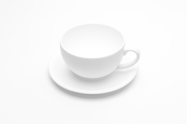 Taza de café blanco vacía
 - Foto, imagen