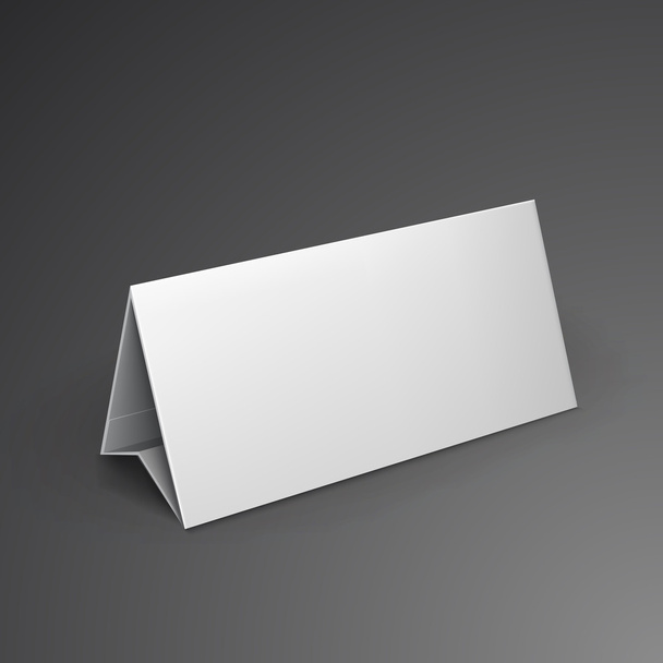 Table paper card - Vector, imagen
