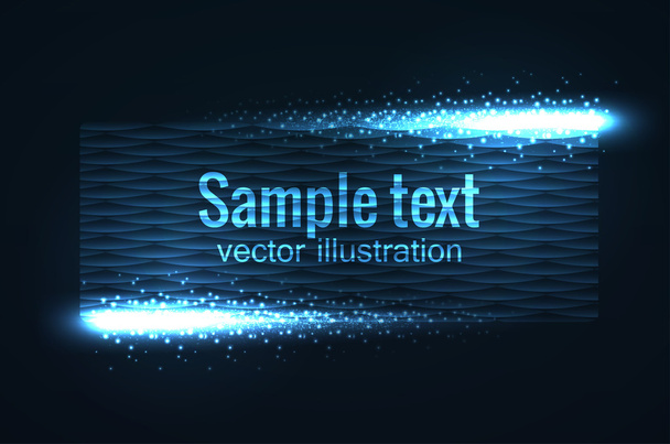 Sparks banner texture - Vetor, Imagem