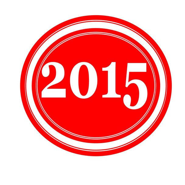 2015 texto de sello blanco en rojo
 - Foto, imagen