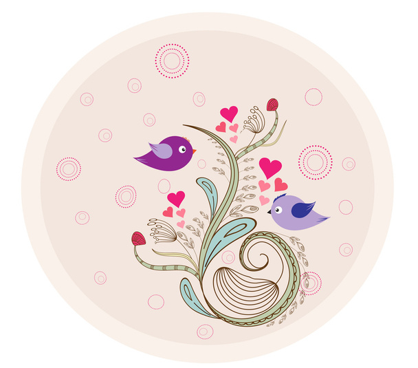 Flower vintage doodle florals - Vecteur, image