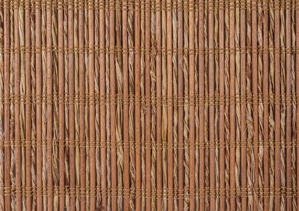texture a bamboo with fabric weaving - Zdjęcie, obraz