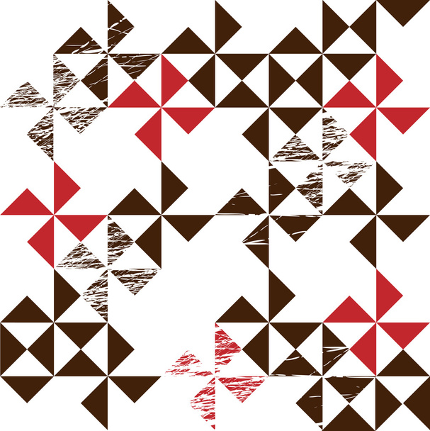 háromszögek zökkenőmentes minta - Vektor, kép