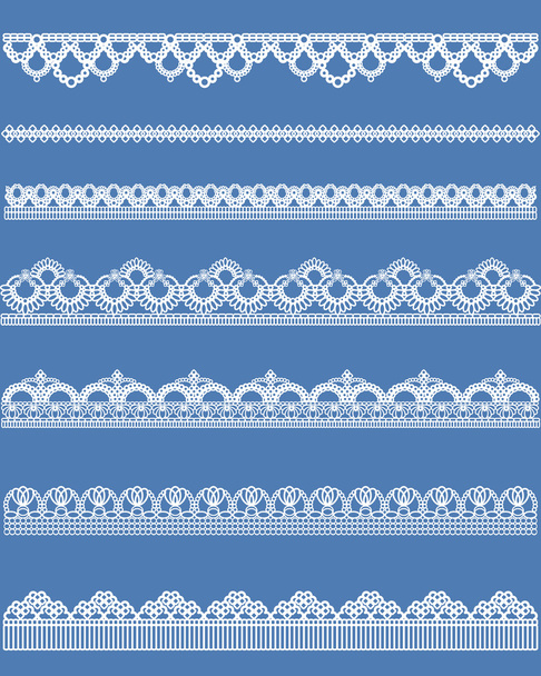 Straight lace - Vector, Image